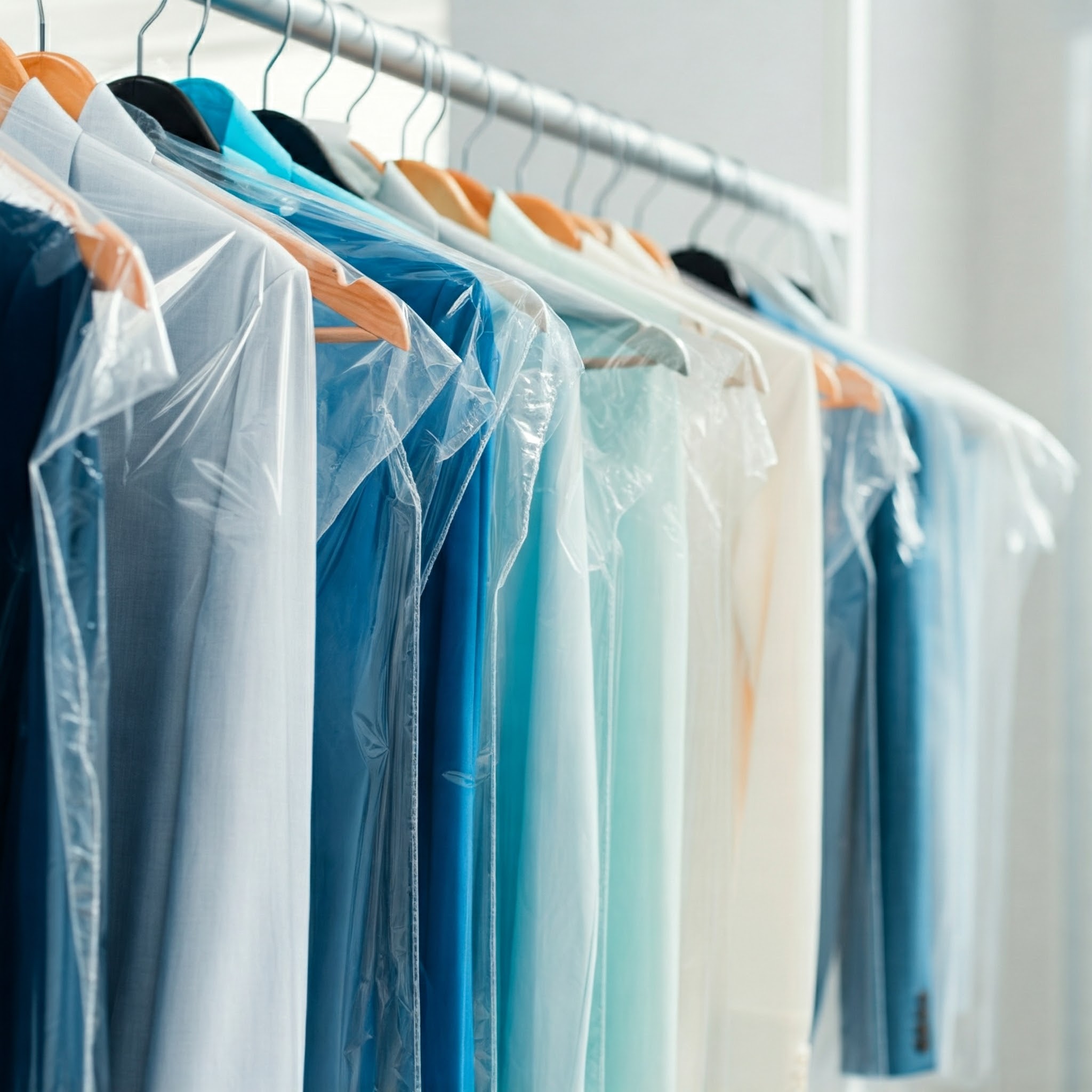 Blue Dry Clean Hang